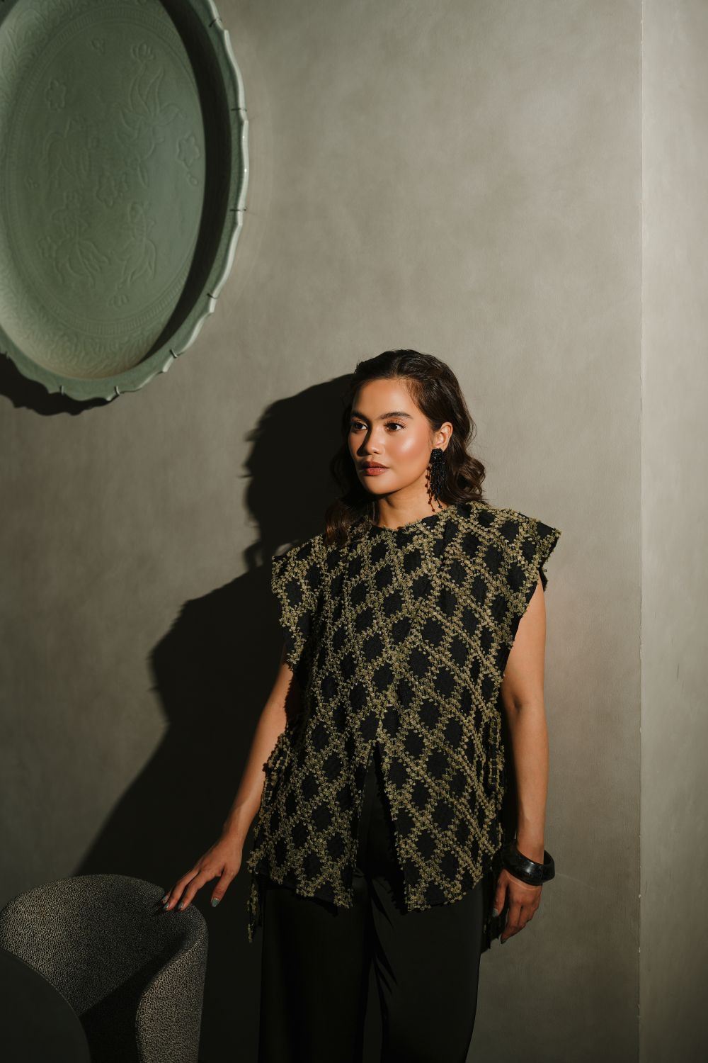 Ratih Top in Emerald Green
