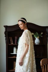 Hazel Dress in Ivory