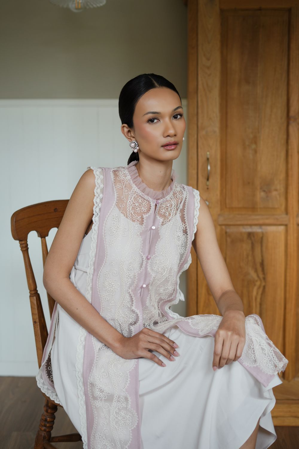 Lilith Dress in Pink