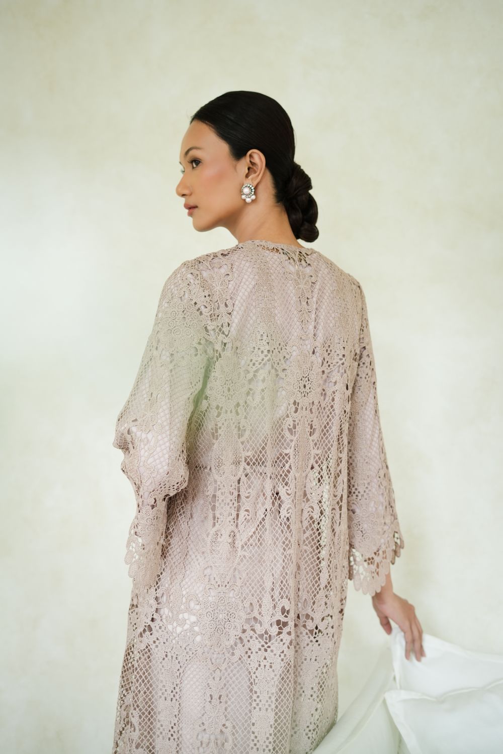 Lune Long Outer Top in Mocca