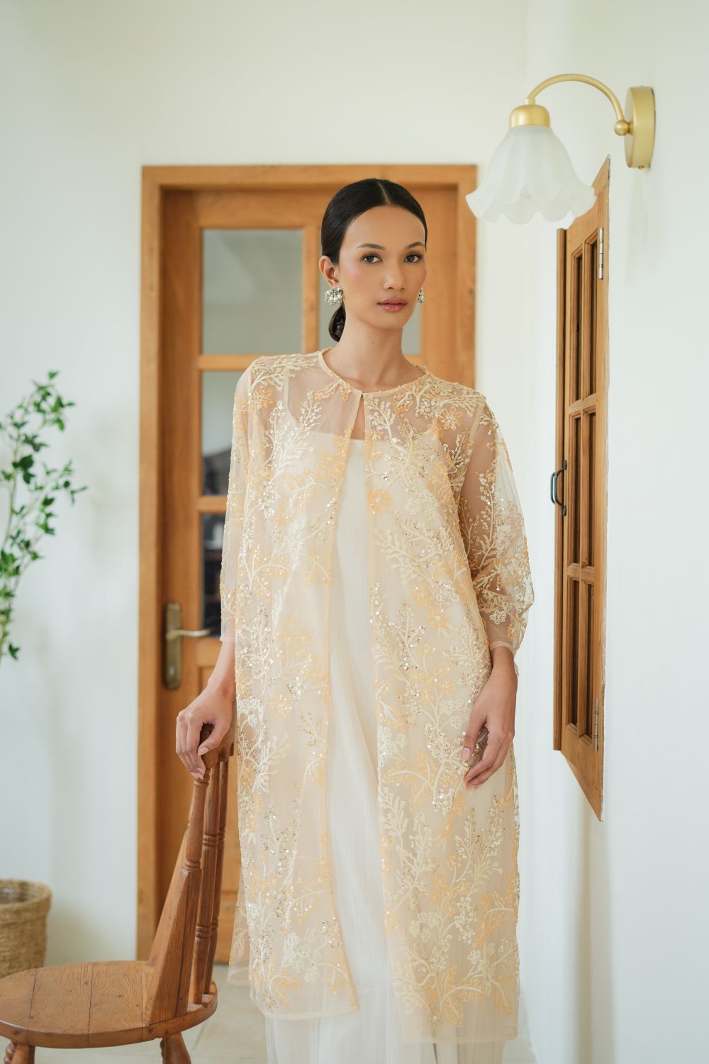 Deoline Dress in Butter Yellow