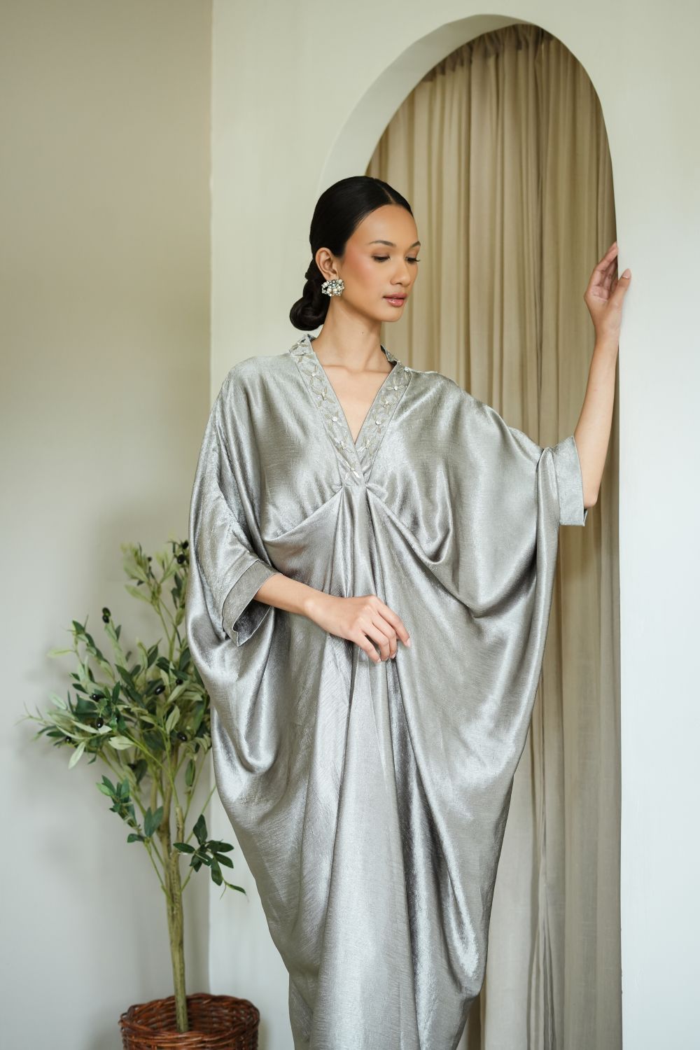 Zahra Dress in Olive