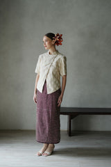 Lantari Kebaya Top in Light Cream