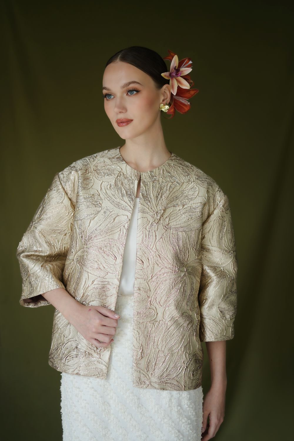Klaira Outer Top in Bronze