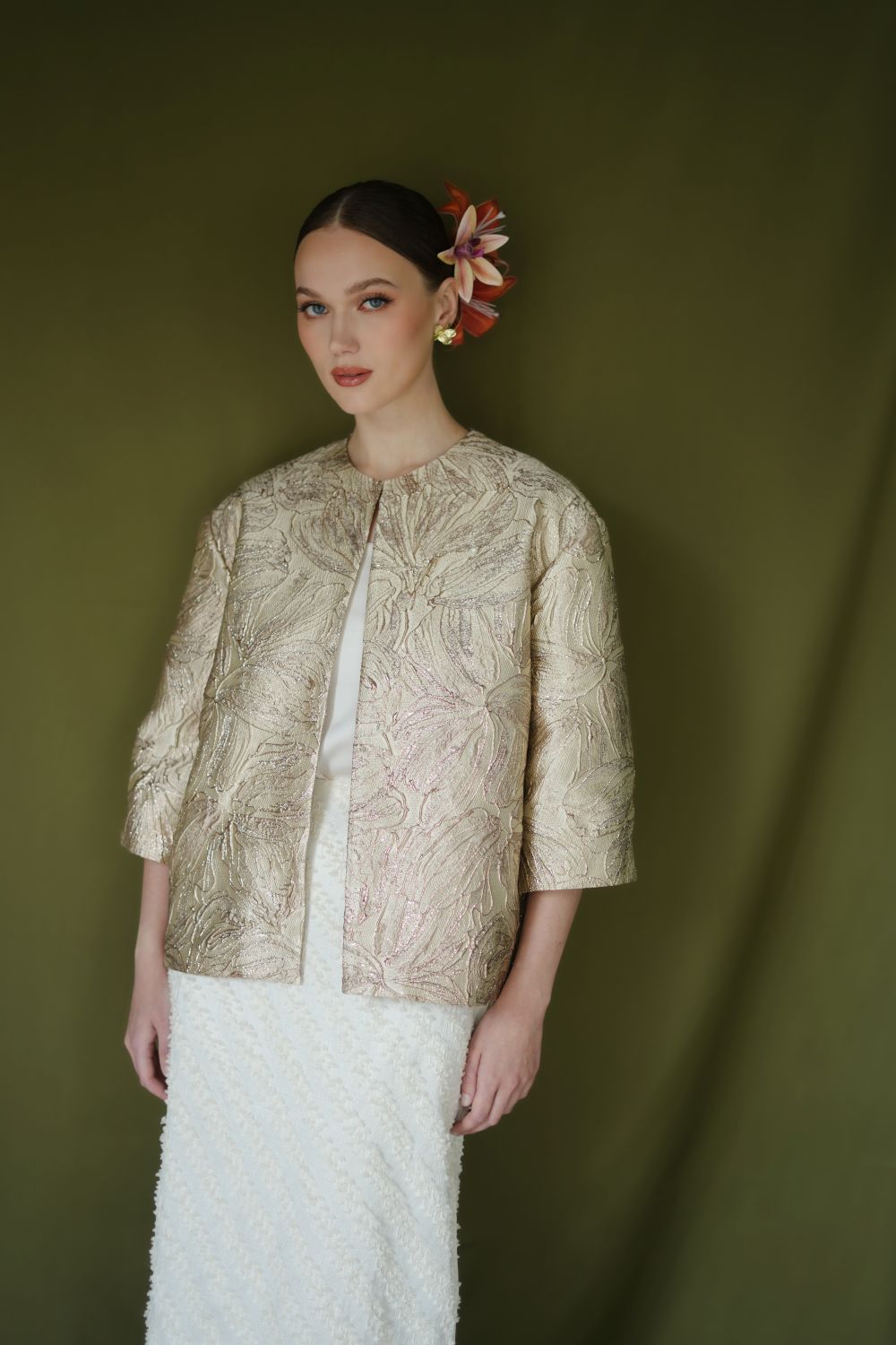 Klaira Outer Top in Bronze