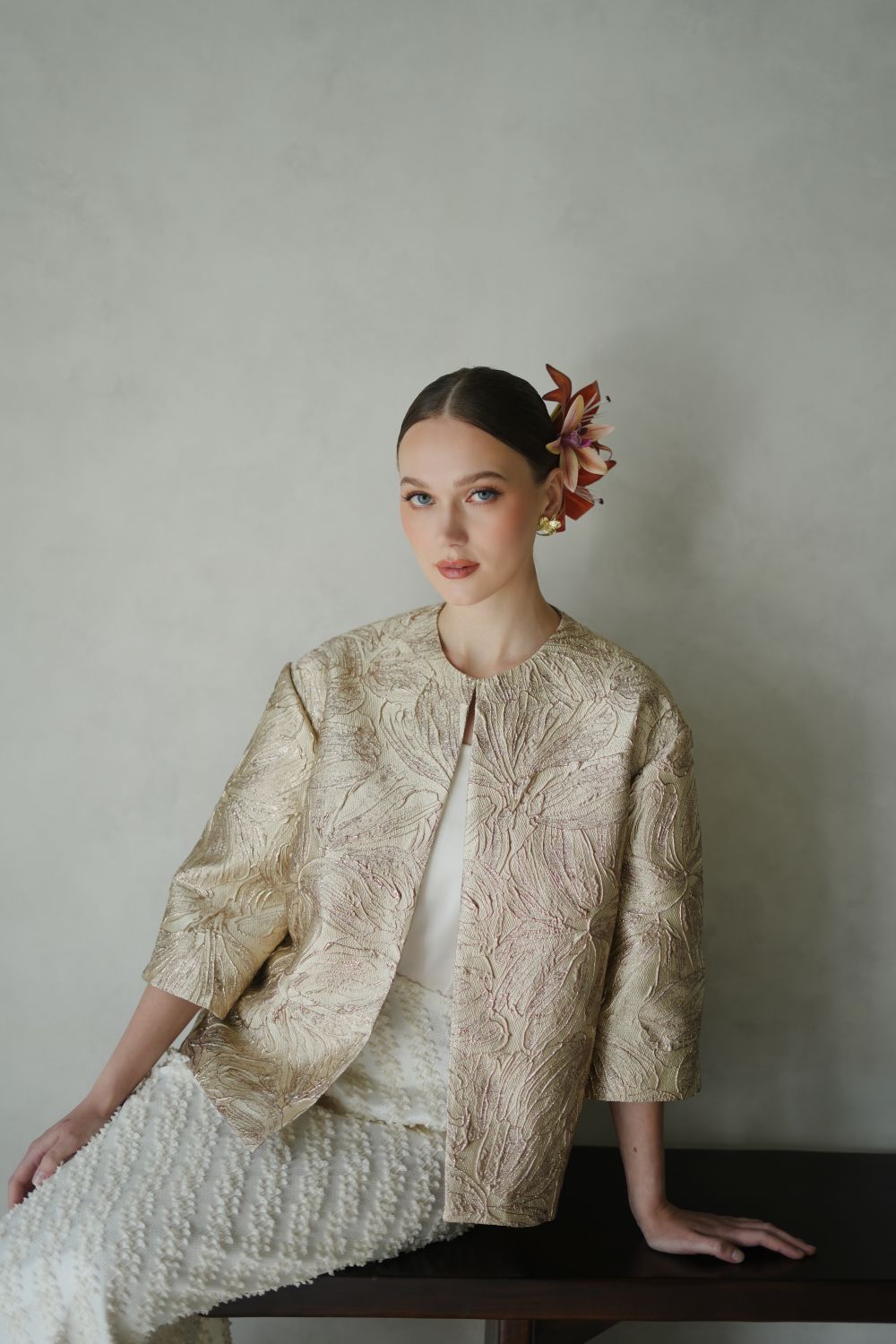 Klaira Outer Top in Bronze