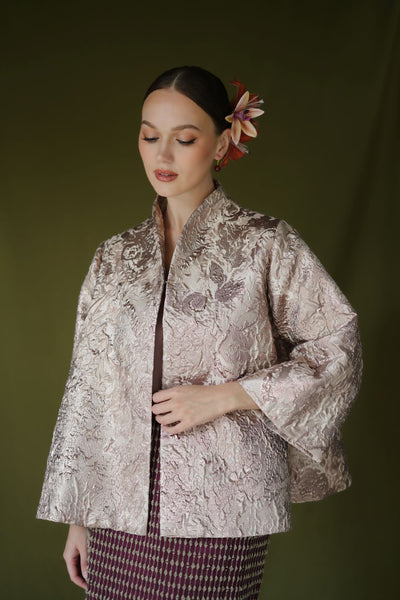 Leona Outer Top in Rosegold