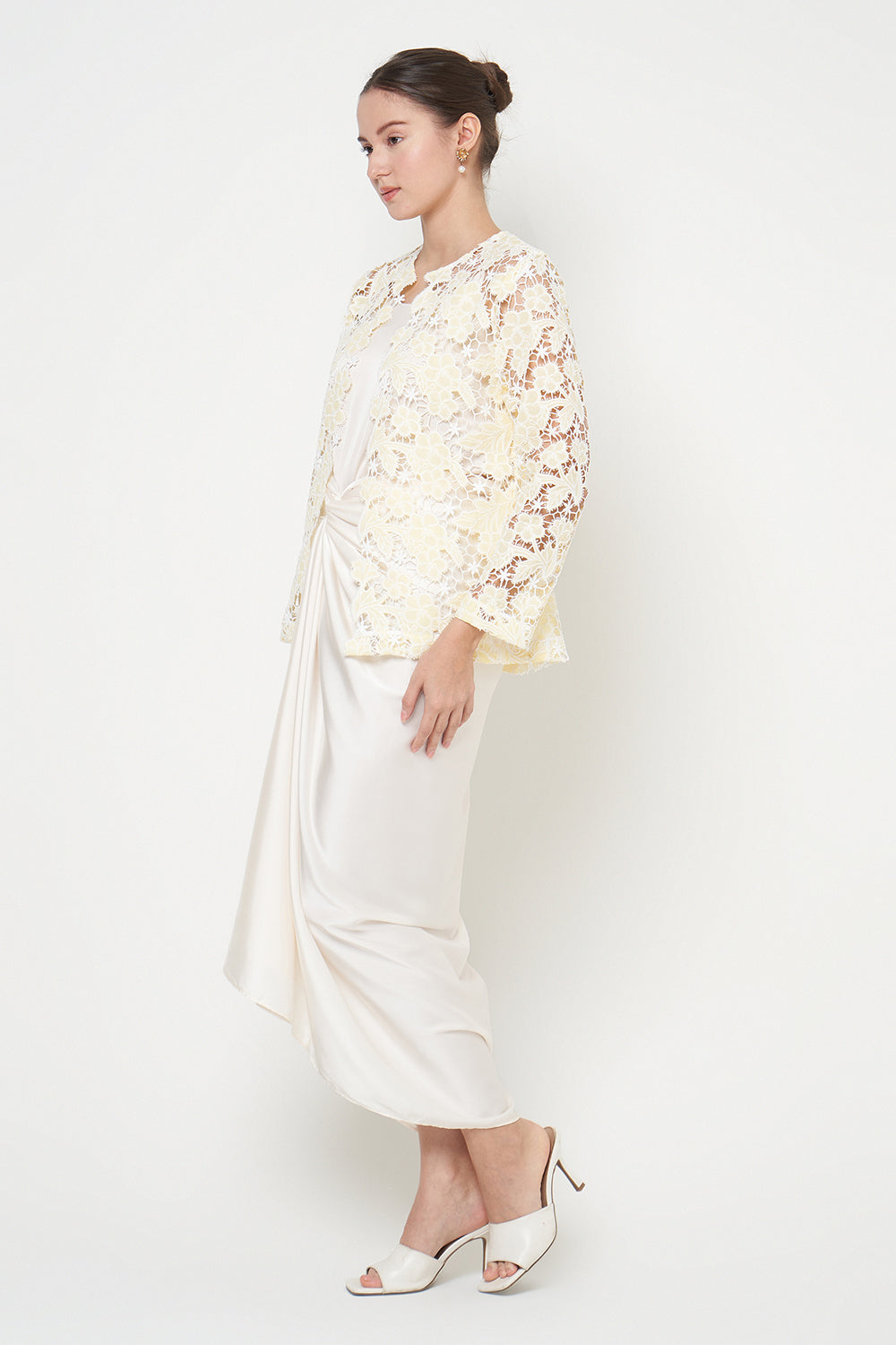Terry Outer Top in Butter Yellow
