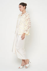 Terry Outer Top in Butter Yellow