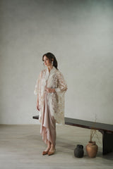 Lalika Outer Top in Ivory Pink