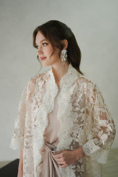 Lalika Outer Top in Ivory Pink