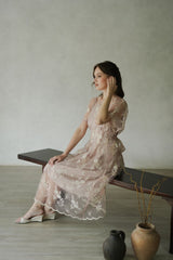 Gyna Dress in Blush Pink