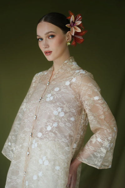 Rehana Kebaya Top in Gold