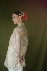 Rehana Kebaya Top in Gold
