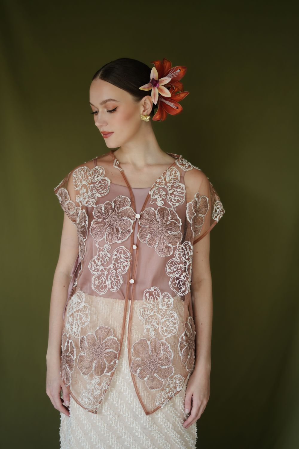 Kevia Top in Bronze