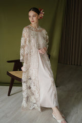 Shaila Dress in Flowery Nude