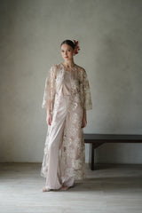 Shaila Dress in Flowery Nude