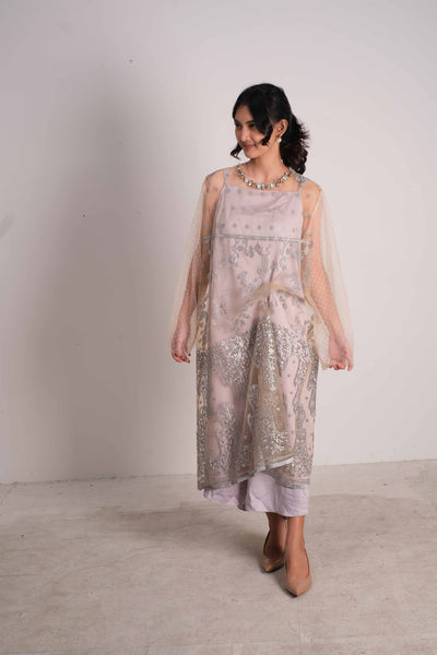 Calla Lily Dress in Grey