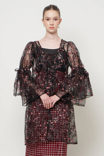 Andari Kebaya Top in Black