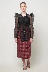 Wuri Set in Black Maroon