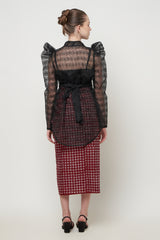Wuri Set in Black Maroon