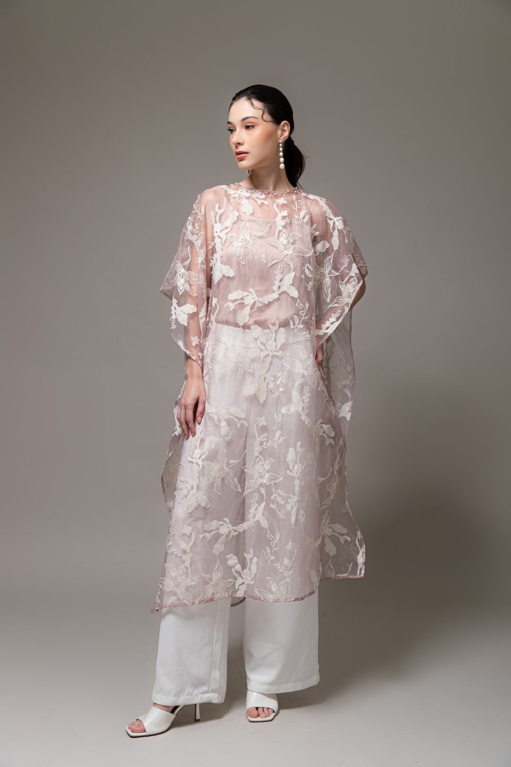 Agnia Dress in Blush Pink by Dresshaus Dresshaus - Main Image
