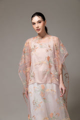 Agnia Dress in Nude Peach