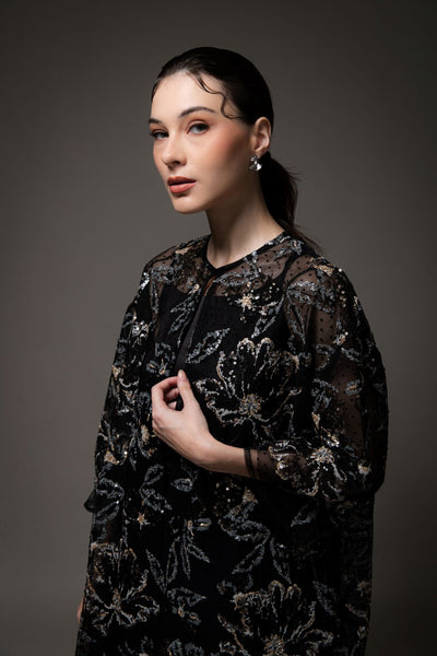 Glara Outer Top in Black