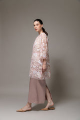 Glara Outer Top in Peach Pink