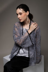 Reva Outer Top in Grey