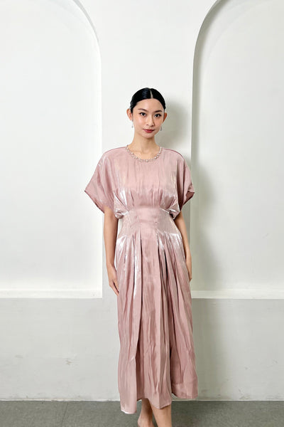 Dune Dress in Rosegold