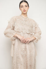 Aluna Vest Dress in Cream