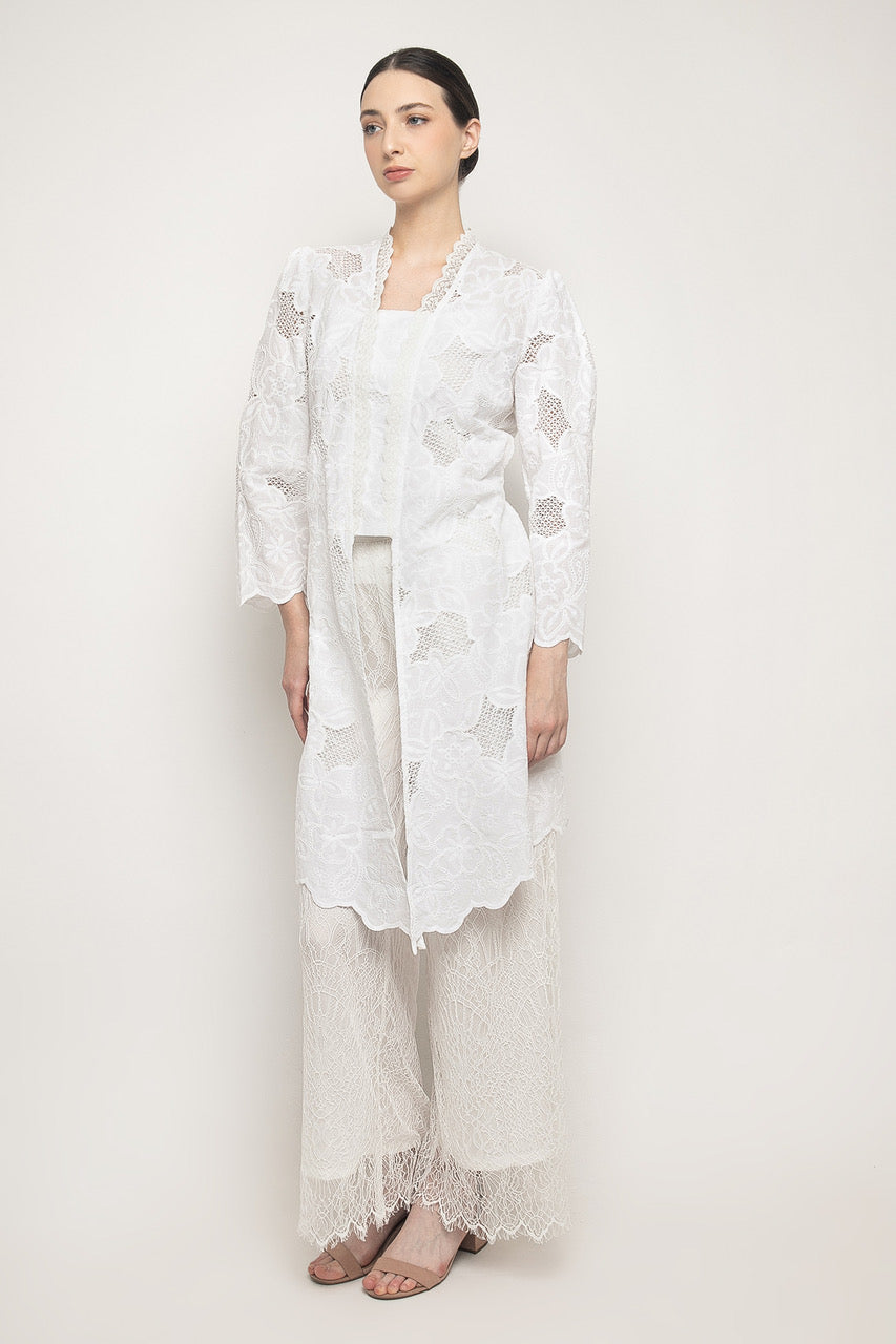 Dahlia Top in White