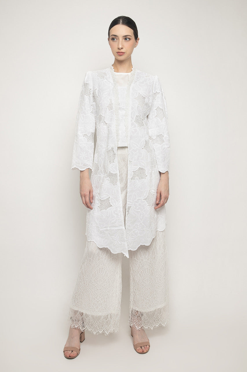 Dahlia Top in White