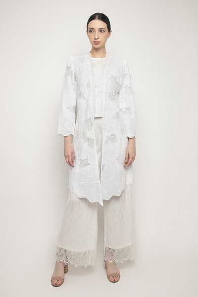 Dahlia Top in White