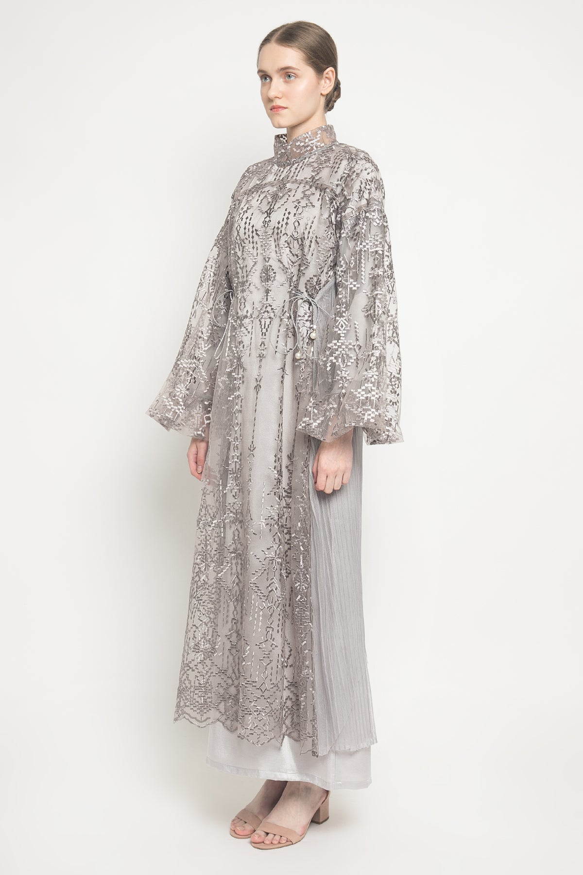 Emily Hijab Dress in Grey by Embara | Dresshaus Emily Hijab Dress in Grey by Embara | Dresshaus