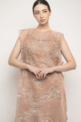 Kartika Dress in Peach