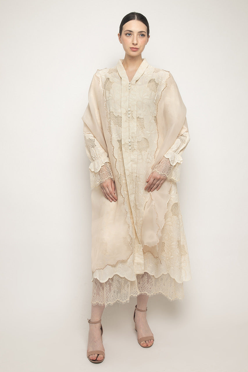 Malika Dress in Cream
