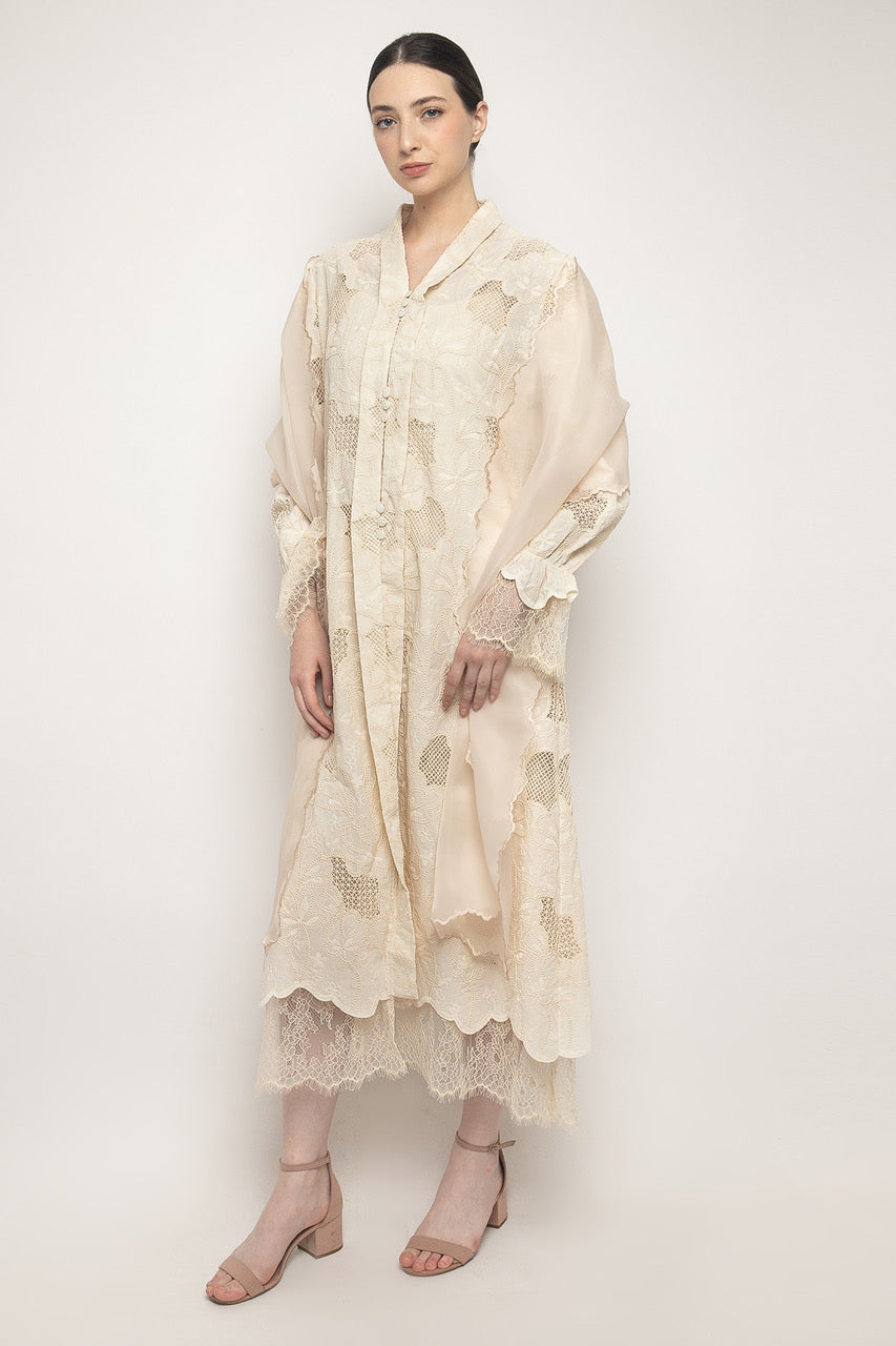 Malika Dress in Cream