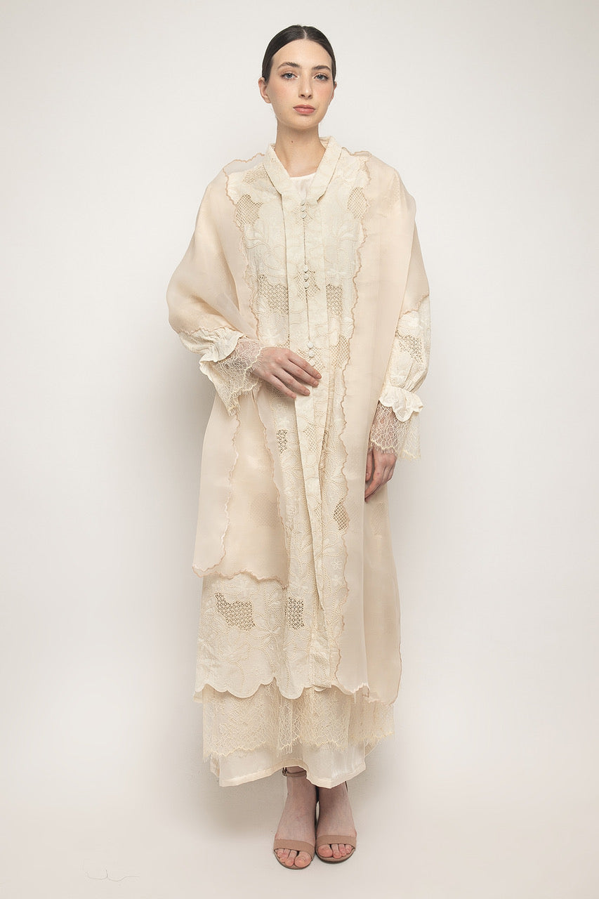 Malika Dress in Cream