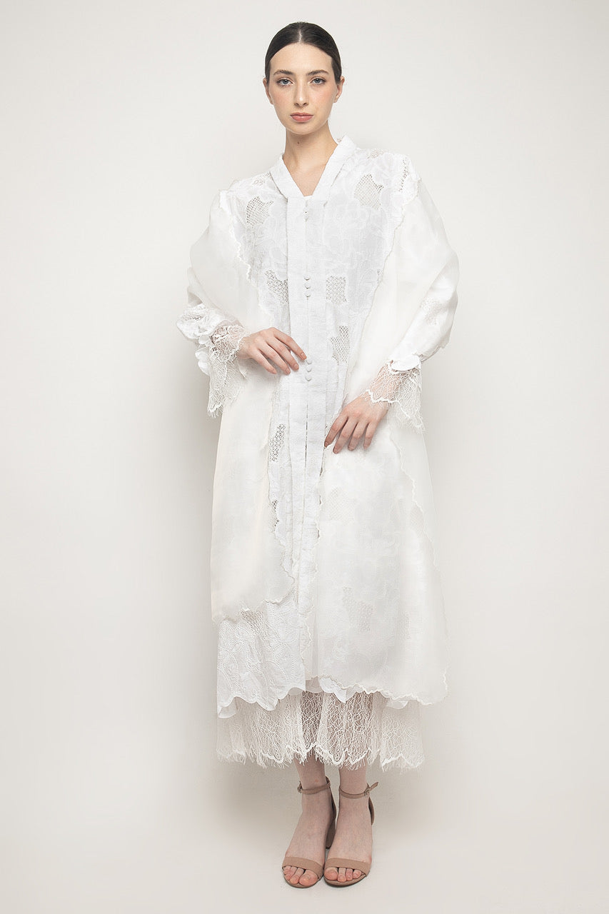 Malika Dress in White
