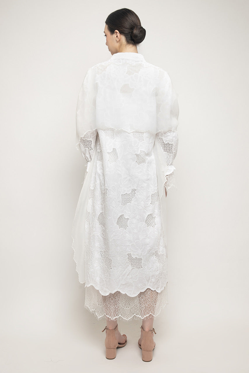 Malika Dress in White
