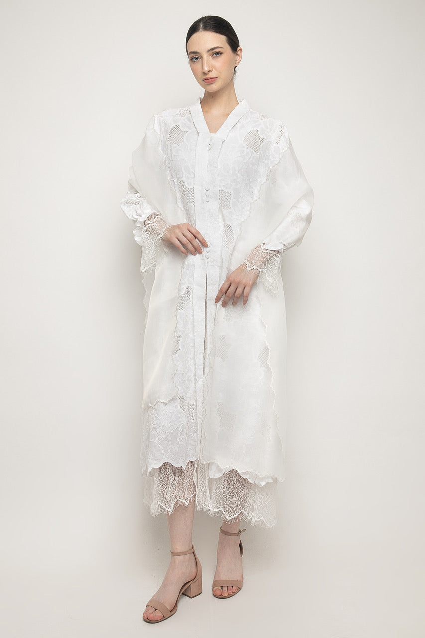 Malika Dress in White