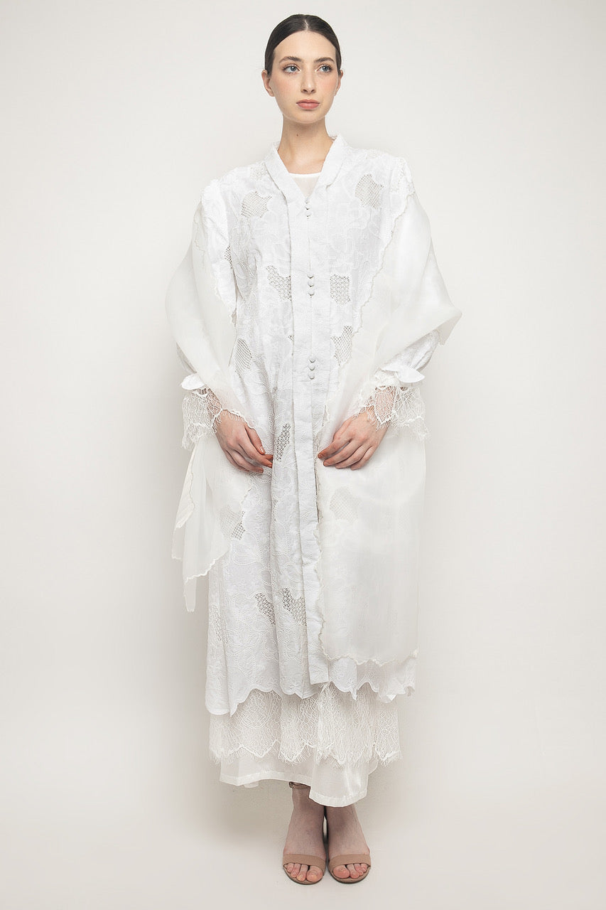 Malika Dress in White