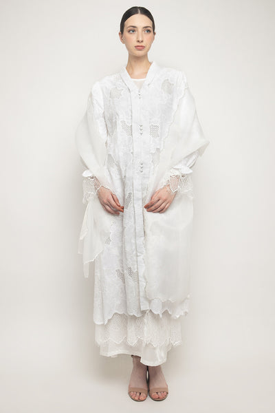 Malika Dress in White