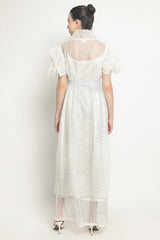 Naoki Obi Dress in Broken White