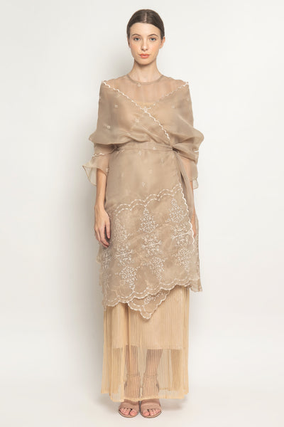 New Zenya Dress in Champagne