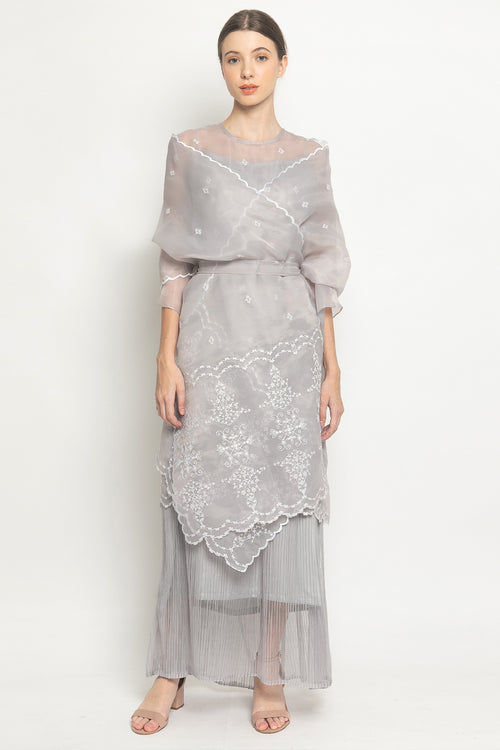 New Zenya Dress in Light Grey