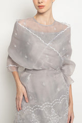 New Zenya Dress in Light Grey