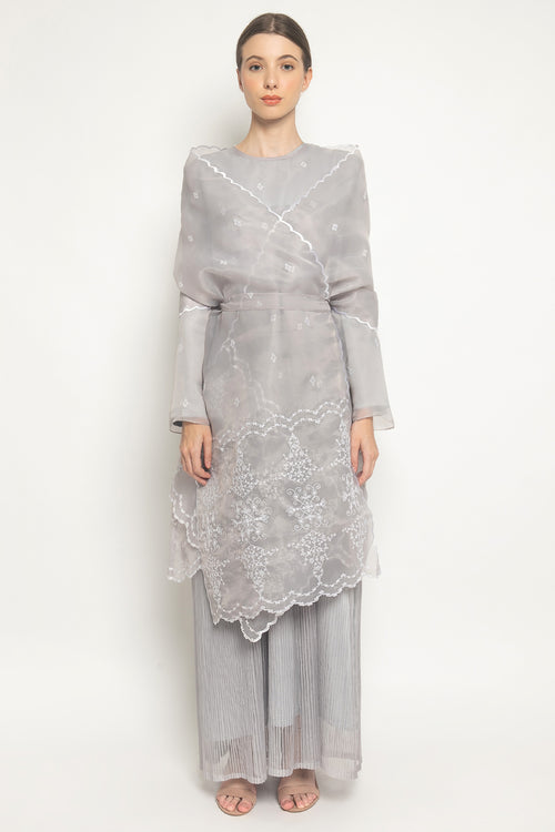 New Zenya Dress in Light Grey